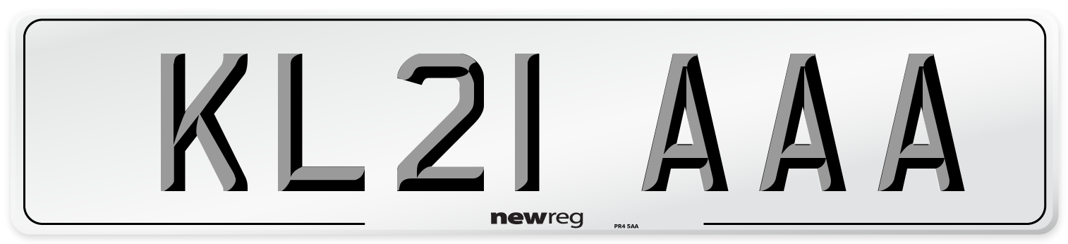 KL21 AAA Number Plate from New Reg